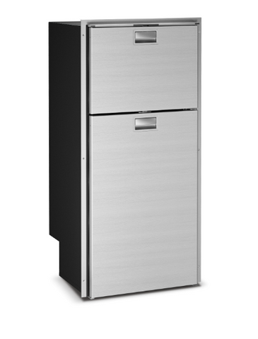 Ⓜ️🔵🔵🔵 Vitrifrigo DP2600iX OCX2 - Frigo-Freezer, Doppia porta, 230 Litri, Door Outside, Steelock, Acciaio Inox, Luce LED, Vent Position, A x L x P 138.6x63.1x61.2 cm