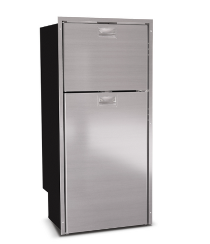 Ⓜ️🔵🔵🔵 Vitrifrigo DP2600iX OCX2 - Frigo-Freezer, Doppia porta, 230 Litri, Door Inside, Steelock, Acciaio Inox, Luce LED, Vent Position, A x L x P 135.4x63.1x60.2 cm