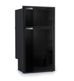Ⓜ️🔵🔵🔵 Vitrifrigo DP150i - Frigo-Freezer, Doppia porta, 150 Litri, Airlock, Nero, Luce LED, Vent Position, A x L x P 109.5x52.5x53 cm