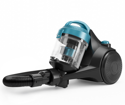 Ⓜ️🔵🔵🔵 H.Koenig STC48 - Aspirapolvere ciclonico a traino senza sacco, SUPER-COMPATTO e LEGGERO, potenza 700 W