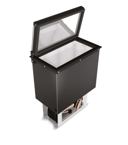 Ⓜ️🔵🔵🔵 Vitrifrigo TL20i RF - Frigo a Pozzetto, 20 Litri, Nero, Termostato Meccanico, A x L x P 57.8x42.6x24.8 cm