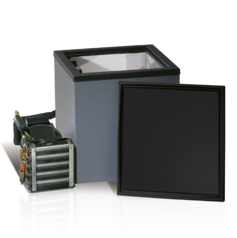 Ⓜ️🔵🔵🔵 Vitrifrigo TL37L RF - Frigo a Pozzetto, 37 Litri, Nero, D-power, Termostato Meccanico, A x L x P 41x41x43  cm