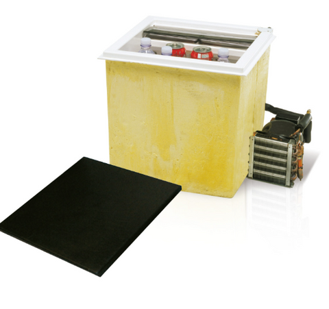 Ⓜ️🔵🔵🔵 Vitrifrigo TL40L RF - Frigo a Pozzetto, 40 Litri, D-power, Termostato Meccanico, A x L x P 41.8x42.5x42.5 cm