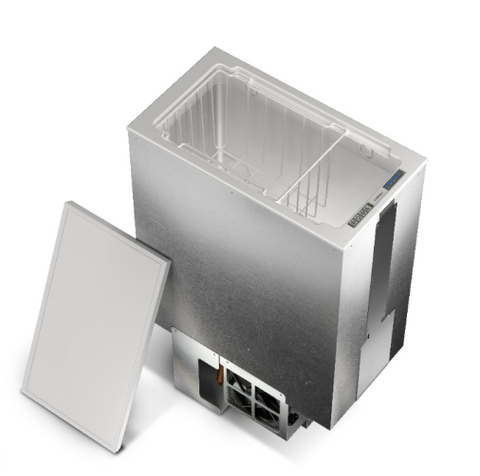 Ⓜ️🔵🔵🔵 Vitrifrigo TL35i RF - Frigo a Pozzetto, 34 Litri, Acciaio Inox, D-power, Termostato Digitale LED, A x L x P 71.4x44.4x24.4 cm