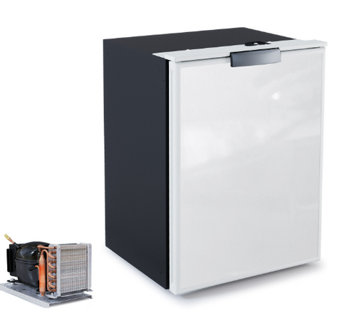 Ⓜ️🔵🔵🔵 Vitrifrigo C42DWLP - Frigo-Freezer, A cassetto, 42 Litri, Grigio, Sistema Airlock, Luce LED, A x L x P 53.2x38x34.2 cm