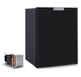 Ⓜ️🔵🔵🔵 Vitrifrigo C75DWL - Frigo-Freezer, A cassetto, 75 Litri, Nero, Sistema Airlock, Luce LED, A x L x P 62.2x47x41.8 cm