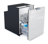 Ⓜ️🔵🔵🔵 Vitrifrigo C90DWi - Frigo-Freezer, A cassetto, 90 Litri, Grigio, Sistema Airlock, Luce LED, A x L x P 62.2x47x51.5  cm
