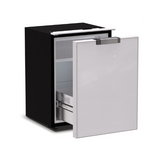 Ⓜ️🔵🔵🔵 Vitrifrigo C42DWLP CHR - Frigo-Freezer, A cassetto, 42 Litri, Grigio, Sistema Airlock, Luce LED, A x L x P 53.2x38x34.2  cm
