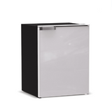 Ⓜ️🔵🔵🔵 Vitrifrigo C60i CHR - Frigo-Freezer, Porta singola, 60 Litri, Grigio, Luce LED, Vent Position, A x L x P 62.2x47x45.7 cm