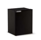 Ⓜ️🔵🔵🔵 Vitrifrigo C75L CHR - Frigo-Freezer, Porta singola, 75 Litri, Nero, Luce LED, Vent Position, A x L x P 62.2x47x46 cm