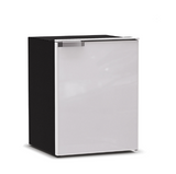 Ⓜ️🔵🔵🔵 Vitrifrigo C75L CHR - Frigo-Freezer, Porta singola, 75 Litri, Grigio, Luce LED, Vent Position, A x L x P 62.2x47x46 cm
