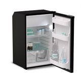 Ⓜ️🔵🔵🔵 Vitrifrigo C95L CHR - Frigo-Freezer, Porta singola, 95 Litri, Nero, Luce LED, Vent Position, A x L x P 79.2x48.5x47.1 cm