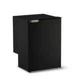 Ⓜ️🔵🔵🔵 Vitrifrigo C115i CHR - Frigo-Freezer, Porta singola, 115 Litri, Nero, Luce LED, Vent Position, A x L x P 76.6x52.5x56 cm