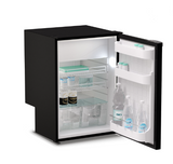 Ⓜ️🔵🔵🔵 Vitrifrigo C115i CHR - Frigo-Freezer, Porta singola, 115 Litri, Nero, Luce LED, Vent Position, A x L x P 76.6x52.5x56 cm