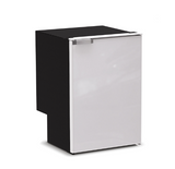 Ⓜ️🔵🔵🔵 Vitrifrigo C115i CHR - Frigo-Freezer, Porta singola, 115 Litri, Grigio, Luce LED, Vent Position, A x L x P 76.6x52.5x56 cm