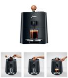 Ⓜ️🔵🔵🔵 JURA ONO Coffee Black - Macchina da caffè espresso, una tazza, funziona con caffè macinato, FACILE DA USARE E DA PULIRE