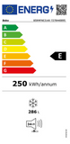 Ⓜ️🔵🔵🔵 Beko B5RMFNE314X - Congelatore verticale Total No-Frost, INOX, largo 60 cm, alto 187 cm, 286 litri, Nuova classe E