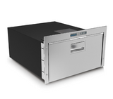 Ⓜ️🔵🔵🔵 Vitrifrigo DW35 OCX2 RFX - Frigorifero a cassetto singolo, 35 Litri, Acciaio Inox, Steelock, Termostato LED, Vent Position, A x L x P 29.1x49.8x72.7 cm