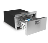 Ⓜ️🔵🔵🔵 Vitrifrigo DW35 OCX2 RFX - Frigorifero a cassetto singolo, 35 Litri, Acciaio Inox, Steelock, Termostato LED, Vent Position, A x L x P 29.1x49.8x72.7 cm