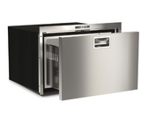 Ⓜ️🔵🔵🔵 Vitrifrigo DW70 OCX2 RFX - Frigorifero a cassetto singolo, 75 Litri, Acciaio Inox, Steelock, Termostato LED, Vent Position, A x L x P 46x66.6x59.2 cm