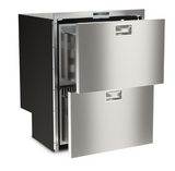 Ⓜ️🔵🔵🔵 Vitrifrigo DW180 OCX2 RFX - Frigorifero a cassetto doppio, 144 Litri, Acciaio Inox, Steelock, Termostato LED, Vent Position, A x L x P 86.6x66.6x59 cm