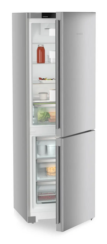 Ⓜ️🔵🔵🔵 LIEBHERR CNsfd 5203 Pure NoFrost - Frigorifero combinato, GARANZIA 10 ANNI INCLUSA* originale LIEBHERR, frigo-congelatore con EasyFresh e NoFrost, color acciaio, 185,5 x 60 cm, Nuova classe D