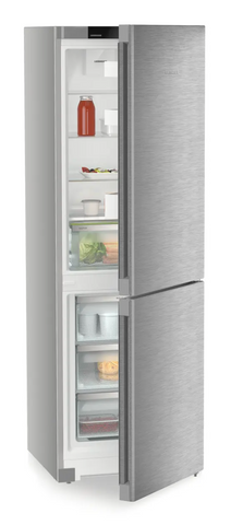 Ⓜ️🔵🔵🔵 LIEBHERR CNsdc 5203 Pure NoFrost - Frigorifero combinato, GARANZIA 10 ANNI INCLUSA, frigo-congelatore con EasyFresh e NoFrost, vero ACCIAIO INOX, 185,5 x 60 cm, Nuova classe C