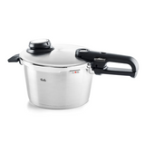 Ⓜ️🔵🔵🔵 Fissler Vitavit Premium - Pentola a pressione, Capacità 4.5 Litri, Diametro 22 cm, Acciaio inox, Induzione, 1 Coperchio in metallo