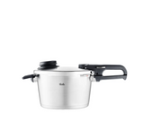 Ⓜ️🔵🔵🔵 Fissler Vitavit Premium - Pentola a pressione, Capacità 4.5 Litri, Diametro 22 cm, Acciaio inox, Induzione, 1 Coperchio in metallo