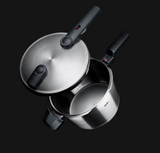 Ⓜ️🔵🔵🔵 Fissler Vitaquick Premium - Pentola a pressione, Capacità 8 Litri, Diametro 26 cm, Acciaio inox satinato (esterna)/ Acciaio inox lucidato (interna), 2 impostazioni di cottura, Fondo Superthermic