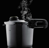 Ⓜ️🔵🔵🔵 Fissler Vitavit Premium - Pentola a pressione, Capacità 3.5 Litri, Diametro 22 cm, Acciaio inox, Cestello per cottura a vapore, Sistema di regolazione della pressione a 3 livelli