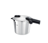 Ⓜ️🔵🔵🔵 Fissler Vitaquick Premium - Pentola a pressione, Capacità 6 Litri, Diametro 22 cm, Acciaio inox satinato (esterna)/ Acciaio inox lucidato (interna), Fondo Superthermic, 2 impostazioni di cottura