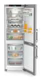 Ⓜ️🔵🔵🔵 LIEBHERR SCNsdc 525i Prime NoFrost - Frigorifero combinato, GARANZIA 10 ANNI INCLUSA originale LIEBHERR, frigo-congelatore con EasyFresh e NoFrost, vero ACCIAIO, 185,5 x 60 cm, Nuova classe C