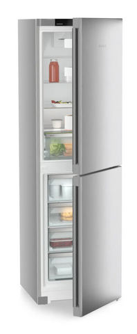 Ⓜ️🔵🔵🔵 LIEBHERR CNsfd 5704 Pure NoFrost - Frigorifero combinato, GARANZIA 10 ANNI INCLUSA* originale LIEBHERR, frigo-congelatore con EasyFresh e NoFrost, color acciaio, 201,5 x 60 cm, Nuova classe D