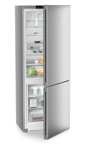 Ⓜ️🔵🔵🔵 LIEBHERR CNsfd 7723 Plus NoFrost - Frigorifero combinato, GARANZIA 10 ANNI INCLUSA* originale LIEBHERR, frigo-congelatore con EasyFresh e NoFrost, color acciaio, 201,5 x 74,7 cm, Nuova classe D