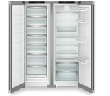 Ⓜ️🔵🔵🔵 LIEBHERR XRFsf 5220 Plus NoFrost - Frigorifero Side-by-Side, GARANZIA 10 ANNI INCLUSA* originale LIEBHERR, frigo-congelatore con EasyFresh e NoFrost, color acciaio, 185,5 x 122,6 cm, Nuova classe D e D