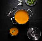 Ⓜ️🔵🔵🔵 Fissler Pentola Alta - Pentola alta, Serie Original-Profi Collection, Capacità 5.2 Litri, Diametro 20 cm, Acciaio inox satinato (esterna)/ Acciaio inox lucidato (interna), Manici ergonomici, Coperchio in metallo, Fondo Fissler CookStar