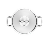Ⓜ️🔵🔵🔵 Fissler Pentola - Pentola, Serie Original-Profi Collection, Capacità 4 Litri, Diametro 20 cm, Acciaio inox satinato (esterna)/ Acciaio inox lucidato (interna), Manici ergonomici, Coperchio in metallo, Fondo Fissler CookStar