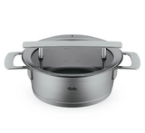 Ⓜ️🔵🔵🔵 Fissler Casseruola - Casseruola, Serie Phi Collection, Capacità 2.3 Litri, Diametro 20 cm, Acciaio inox satinato (esterna)/ Acciaio inox lucidato (interna), Manici in  acciaio inox, Coperchio in vetro, Fondo Fissler CookStar