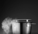 Ⓜ️🔵🔵🔵 Fissler Casseruola - Casseruola, Serie Phi Collection, Capacità 2.3 Litri, Diametro 20 cm, Acciaio inox satinato (esterna)/ Acciaio inox lucidato (interna), Manici in  acciaio inox, Coperchio in vetro, Fondo Fissler CookStar