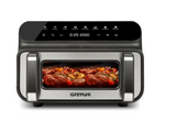 Ⓜ️🔵🔵🔵 G3FERRARI Friggisano BBQ - Friggitrice ad aria con funzione barbecue, essiccatore, pizza, forno, pane, grigliata e molto altro! BPA e PFOSA safe, con ricettario cartaceo incluso