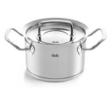 Ⓜ️🔵🔵🔵 Fissler Pentola - Pentola, Serie Original-Profi Collection, Capacità 2.1 Litri, Diametro 16 cm, Acciaio inox satinato (esterna)/ Acciaio inox lucidato (interna), Manici ergonomici, Coperchio in metallo, Fondo Fissler CookStar