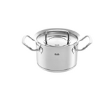Ⓜ️🔵🔵🔵 Fissler Pentola - Pentola, Serie Original-Profi Collection, Capacità 2.1 Litri, Diametro 16 cm, Acciaio inox satinato (esterna)/ Acciaio inox lucidato (interna), Manici ergonomici, Coperchio in metallo, Fondo Fissler CookStar