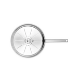 Ⓜ️🔵🔵🔵 Fissler Padella - Padella, Serie Original-Profi Collection, Capacità 3 Litri, Diametro 28 cm, Acciaio inox, Manico in acciaio inox 18/10 satinato con occhiello