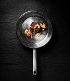 Ⓜ️🔵🔵🔵 Fissler Padella - Padella, Serie Original-Profi Collection, Capacità 3 Litri, Diametro 28 cm, Acciaio inox, Manico in acciaio inox 18/10 satinato con occhiello