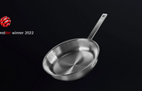 Ⓜ️🔵🔵🔵 Fissler Padella - Padella, Serie Original-Profi Collection, Capacità 3 Litri, Diametro 28 cm, Acciaio inox, Manico in acciaio inox 18/10 satinato con occhiello