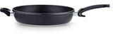 Ⓜ️🔵🔵🔵 Fissler Padella - Padella, Serie Adamant Comfort, Capacità 4.6 Litri, Diametro 32 cm, Nero senza PFOA (esterna/interna), Impugnatura ergonomica, Fondo Fissler CookStar