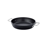 Ⓜ️🔵🔵🔵 Fissler Tegame - Tegame, Serie Adamant, Capacità 4.6 Litri, Diametro 32 cm, Nero senza PFOA (esterna/interna), Manici in acciaio inox, Fondo Fissler CookStar