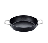 Ⓜ️🔵🔵🔵 Fissler Tegame - Tegame, Serie Adamant, Capacità 4.6 Litri, Diametro 32 cm, Nero senza PFOA (esterna/interna), Manici in acciaio inox, Fondo Fissler CookStar