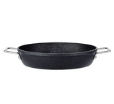 Ⓜ️🔵🔵🔵 Fissler Tegame - Tegame, Serie Adamant, Capacità 3.2 Litri, Diametro 28 cm, Nero senza PFOA (esterna/interna), Manici in acciaio inox, Fondo Fissler CookStar